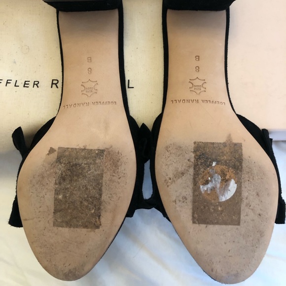 âSOLDââ¨Barely Worn⨠Black Loeffler Randall Mules - Picture 5 of 7